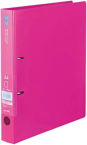 Ｄリングファイル＜Ｋ２＞背幅３９ｍｍ枚ピンク×１０画像