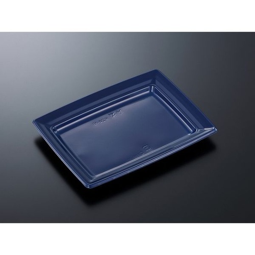 中央化学 軽食容器 CT 沙楽 K24-18 紺-BK 本体画像