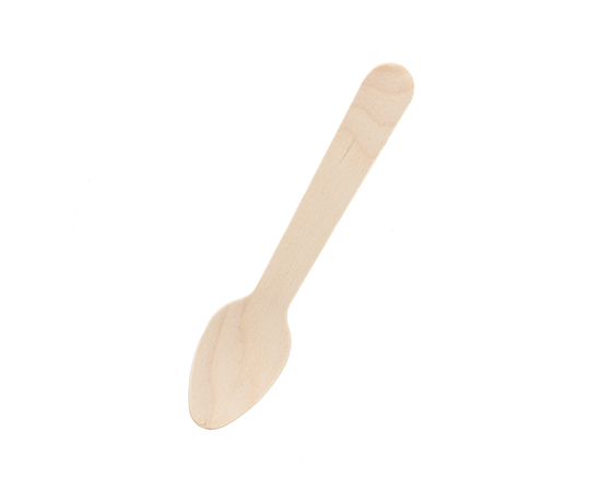 木製スプーン 110mm バラ 100本入画像