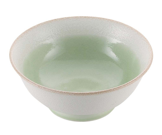磁器 中華食器 釉彩若草 高台丼 6.5寸（φ200）画像