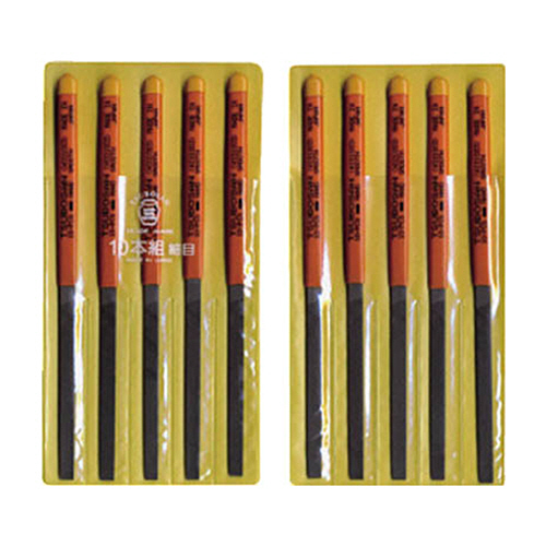 組ﾔｽﾘ 10本組(185mm) 平 細目 1ﾊﾟｯｸ(10本)画像