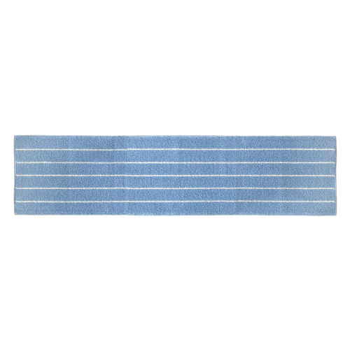 Bボーダー　キッチンマット　約45×180cm　B　ブルー画像
