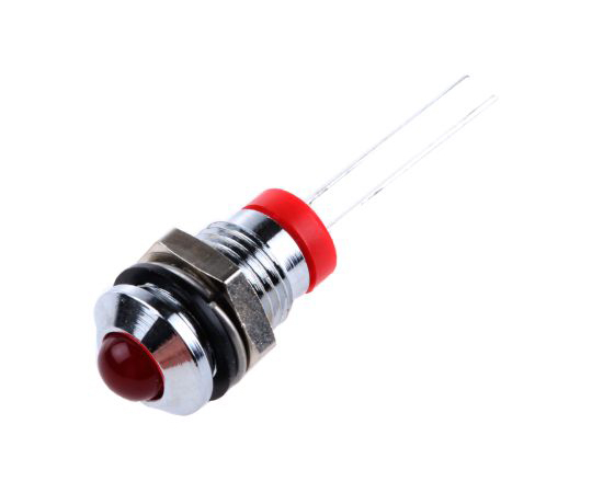 LED表示灯　赤　8mm　2　V　dc画像