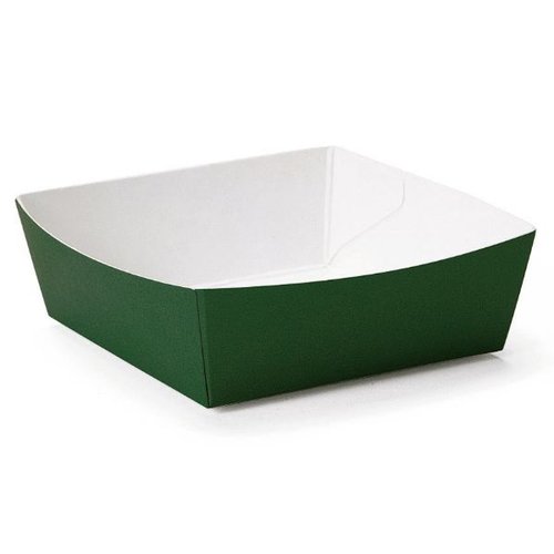ケーキトレー PC-21 カラーココット(ボトルグリーン) 天満紙器 [ケース販売]
