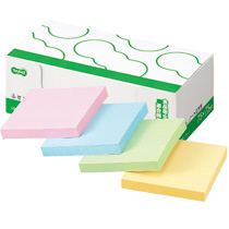 ふせん ﾉｰﾄ正方形 75×75mm 4色 1ﾊﾟｯｸ(10冊)画像