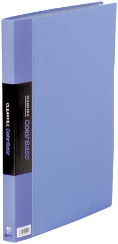 カラーベース固定式　Ｂ４縦４０ポケット　青画像