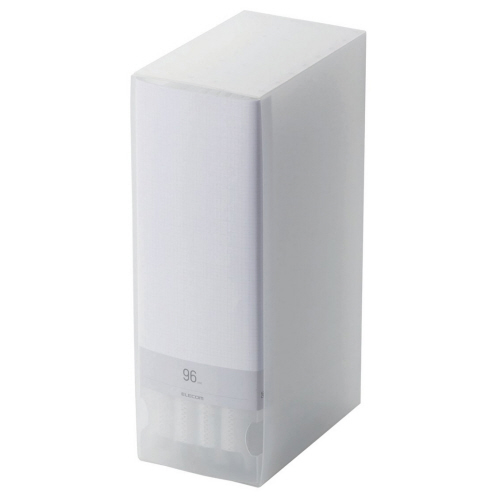 DVD/CD用ﾃﾞｨｽｸﾌｧｲﾙ 96枚収納 ｸﾘｱ 1個画像