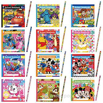 オールスター学習帳えんぴつセット画像