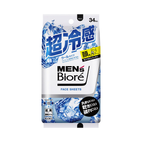 メンズビオレＦシート　クール　３４枚