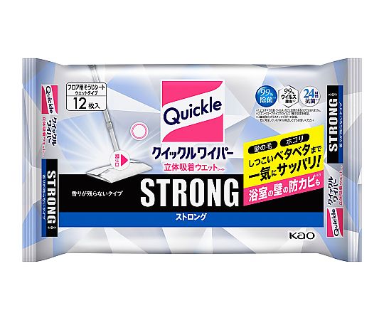 クイックル立体吸着ウエットシート ストロング 12枚画像