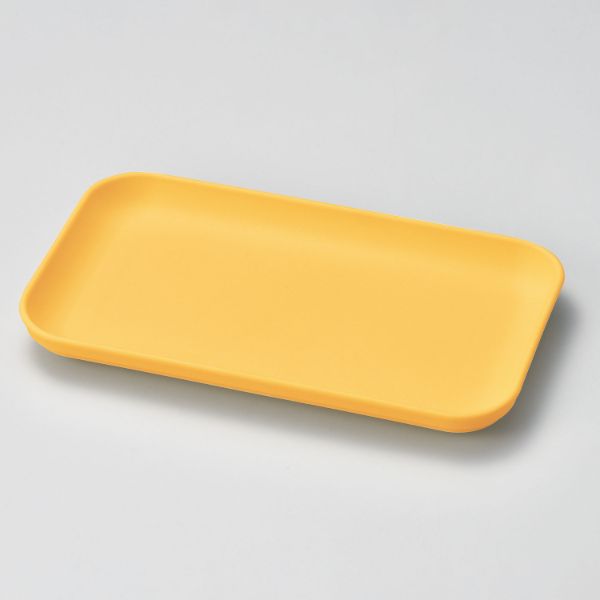 M11-673 耐熱角皿(大) マスタード マイン画像