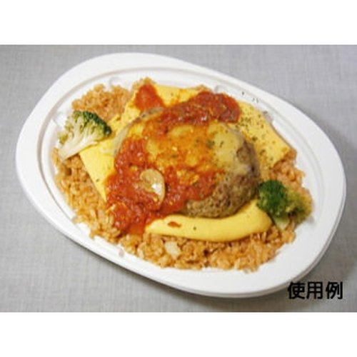 惣菜容器 CT 街デリランチ D24 W 身 中央化学 透明な容器に盛り付けられた彩り豊かな惣菜が見える状態