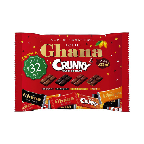 ガーナ＆クランキー　シェアパック×３画像