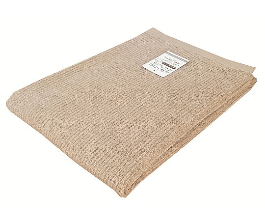 大判バスタオル 無撚糸リブカラー 70×140cm BEIGE 1セット（10枚入）画像