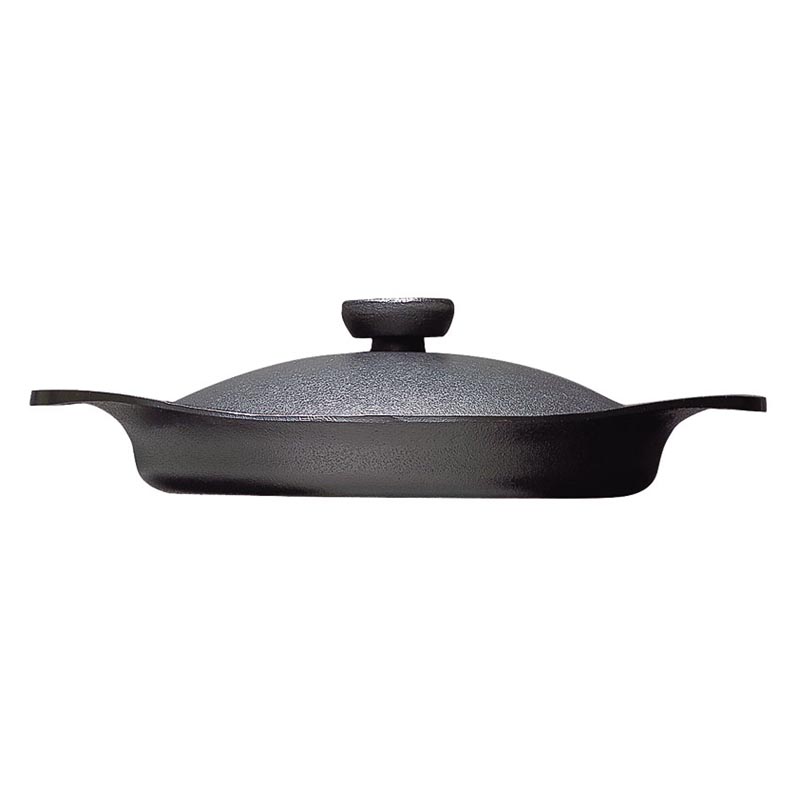 調理道具　12151103　0052柳宗理　オイルパン　22cm　鉄蓋・ハンドル付画像