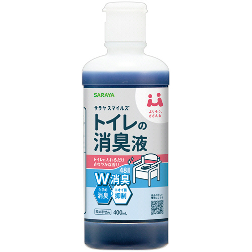 ｻﾗﾔｽﾏｲﾙｽﾞ ﾄｲﾚの消臭液 青 本体 400mL 1本画像