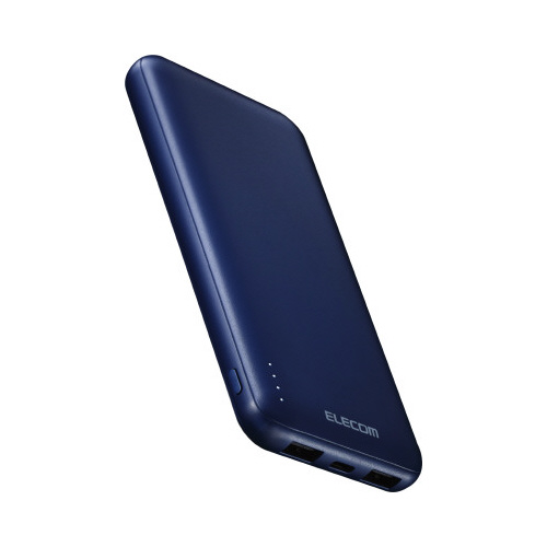 モバイルバッテリー　１００００ｍＡｈ　青画像