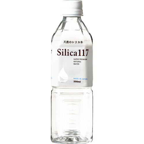 天然ｼﾘｶ水 Silica117 500ml ﾍﾟｯﾄﾎﾞﾄﾙ 1ｹｰｽ(24本)画像