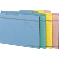 ﾀﾞﾌﾞﾙﾌｫﾙﾀﾞｰ A4 黄 1冊画像