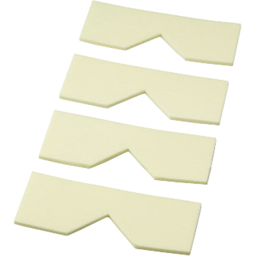 ｴｯｼﾞｸｯｼｮﾝﾃｰﾌﾟ ｺｰﾅｰ用 ｸﾞﾚｰ 1ﾊﾟｯｸ(4枚)画像