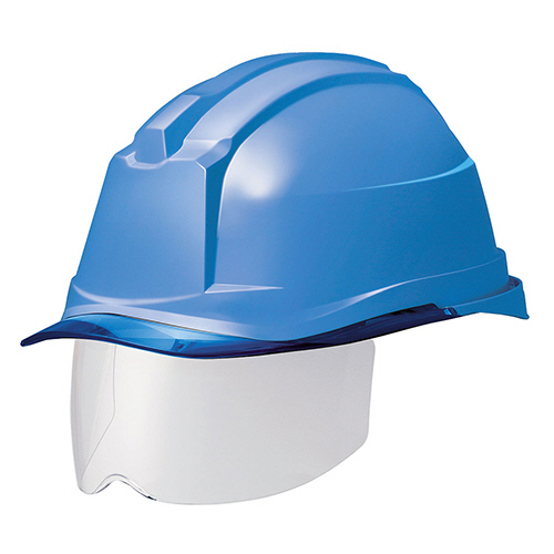 PC製ﾍﾙﾒｯﾄ(αﾗｲﾅｰ･ｸﾘｱﾊﾞｲｻﾞｰ･ｼｰﾙﾄﾞ面) SC-19 PCLS RA3 α ﾌﾞﾙｰ/ﾌﾞﾙｰ 1個画像