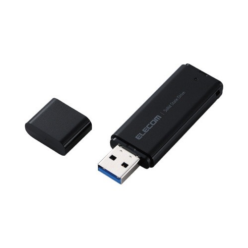 外付けＳＳＤ　５００ＧＢ　耐衝撃　超小型　ブラック画像