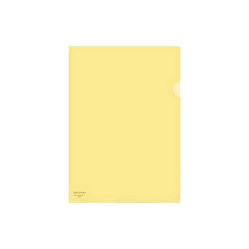 クリヤーホルダー　Ａ４　黄　１０枚画像