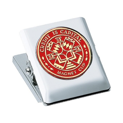 マグネットクリップ大　口幅４４ｍｍ　赤画像