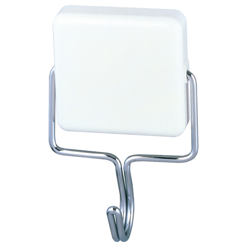 強力ﾏｸﾞﾈｯﾄﾌｯｸ 耐荷重5kg 白 1個画像