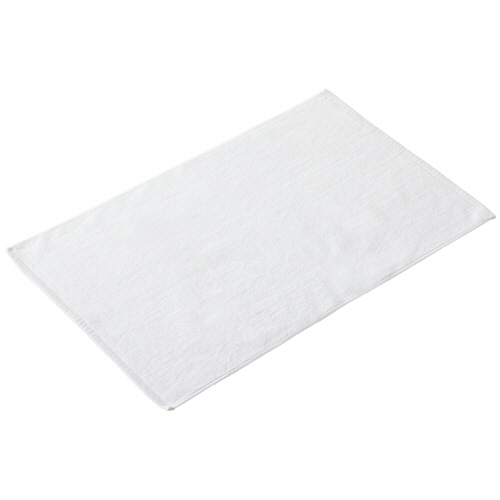 ﾊﾞｽﾏｯﾄ大判 45×70cm ﾎﾜｲﾄ 1枚