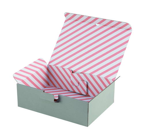 ギフトボックス ハイグレー M サーモンピンク画像