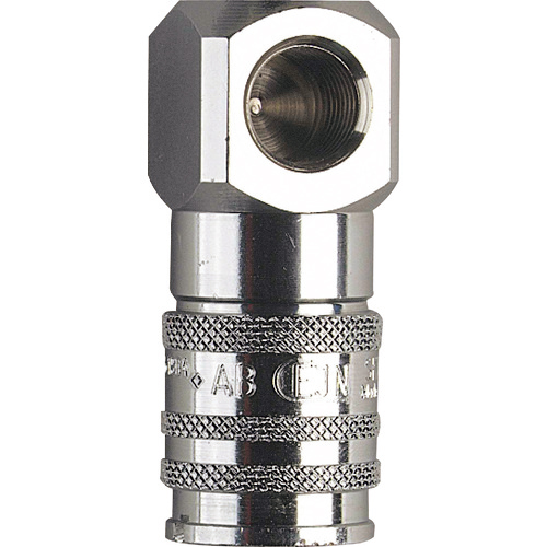 ｽﾅｯﾌﾟ･ﾁｪｯｸ/358 ﾜﾝﾀｯﾁ検圧ｶｯﾌﾟﾘﾝｸﾞ ﾊﾞﾙﾌﾞ無し G1/4 ﾒﾈｼﾞ 90°ｱﾝｸﾞﾙ 1個画像