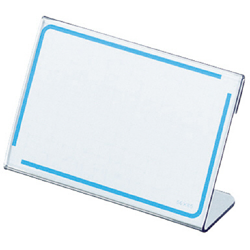 ｶｰﾄﾞ立て L型 56×85mm 1ｾｯﾄ(20個)画像