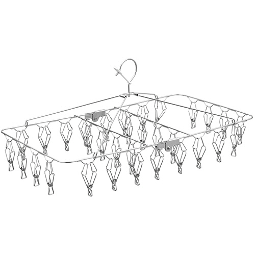 ｵｰﾙｽﾃﾝﾚｽ 小物 角ﾊﾝｶﾞｰ ﾋﾟﾝﾁ32個付 1個画像