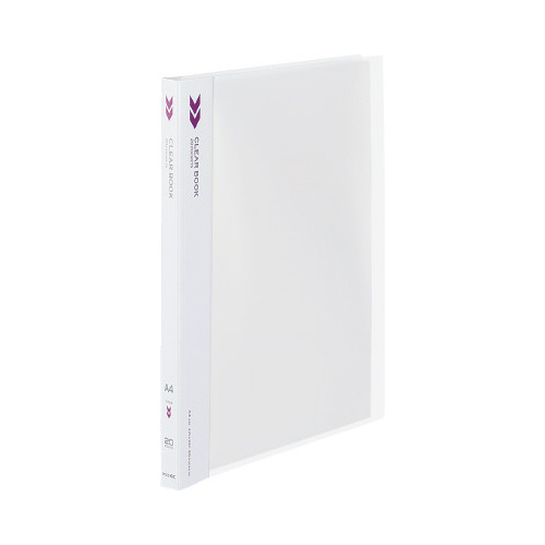 クリヤーブックＫ２　固定式Ａ４縦２０Ｐ透明