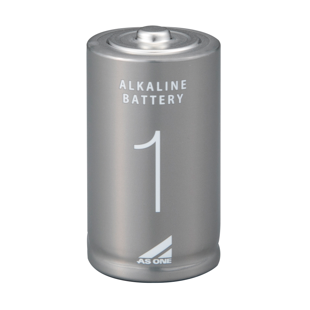 アズワンのアルカリ乾電池 単1 1パック(2本入)画像