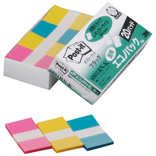 ﾎﾟｽﾄ･ｲｯﾄ ｼﾞｮｰﾌﾞ 詰め替 ｴｺﾉﾊﾟｯｸ44×25mm 混色 1ｾｯﾄ(200個:20個×10ﾊﾟｯｸ)画像