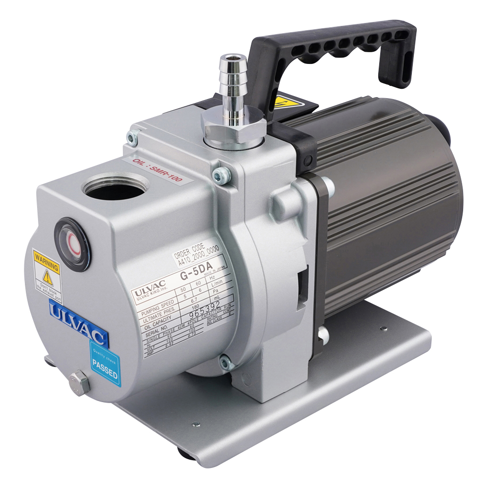 油回転真空ポンプ(小型直結型) 130×203×159.5mm 二段式