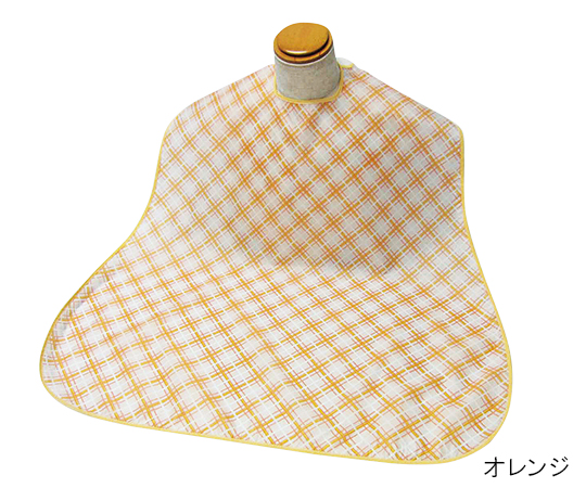 エコノミー食事用エプロン オレンジ画像
