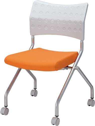 ＤＤネスティングチェア　オレンジ　２脚セット画像