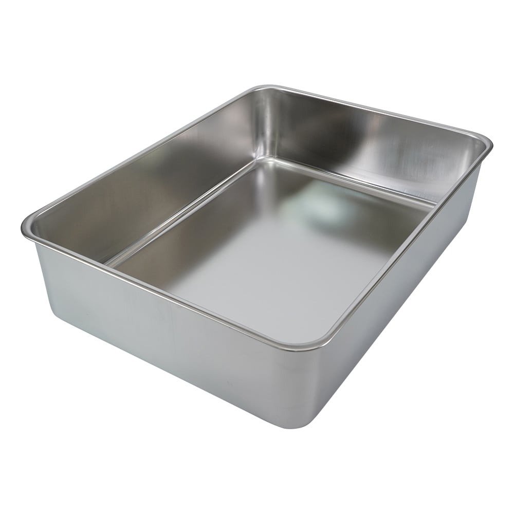 ステンレス深型組バット 未滅菌 フッ素コートあり 13号 516×377×126mm画像