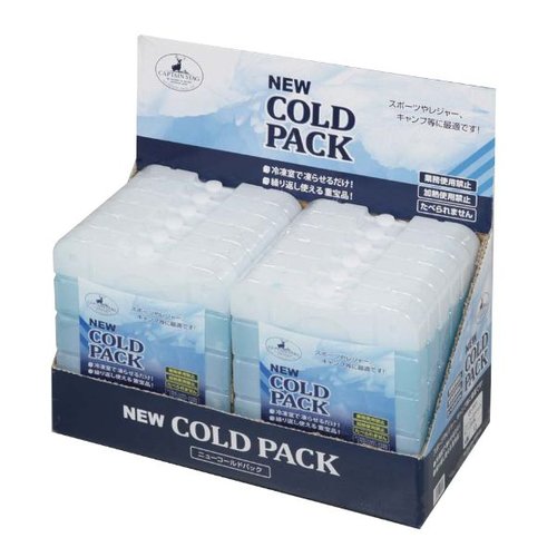 保冷バッグ ニュー コールドパック(L)1000g パール金属 透明の保冷バッグが開いて中身が見える状態