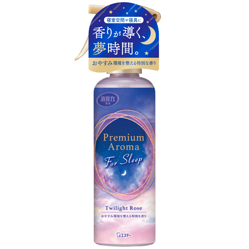 消臭力 Premium Aroma ﾐｽﾄ For Sleep 寝室用 ﾄﾜｲﾗｲﾄﾛｰｽﾞ 165mL 1個画像
