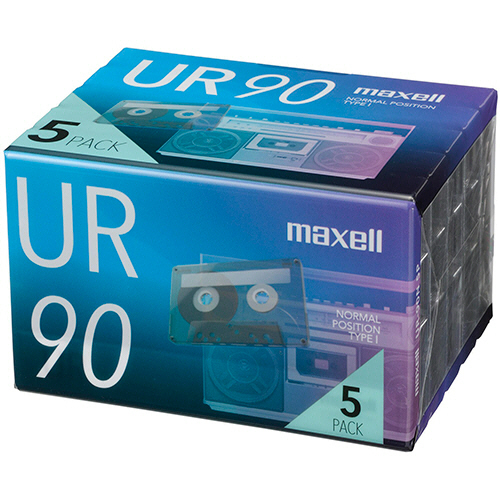 音楽用ｶｾｯﾄﾃｰﾌﾟ｢UR｣ 90分 1ﾊﾟｯｸ(5巻)