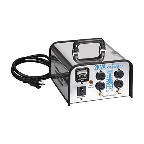 ﾐﾆﾄﾗﾝｽﾙ 降圧型 単相200V→100･115V 2.0KVA 1台画像