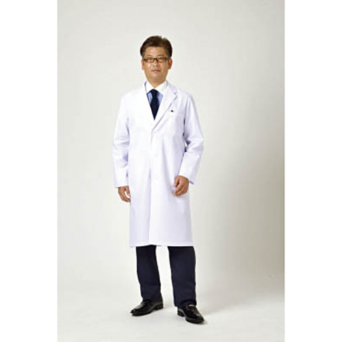 男子ｼﾝｸﾞﾙ研究衣 LL 1枚画像