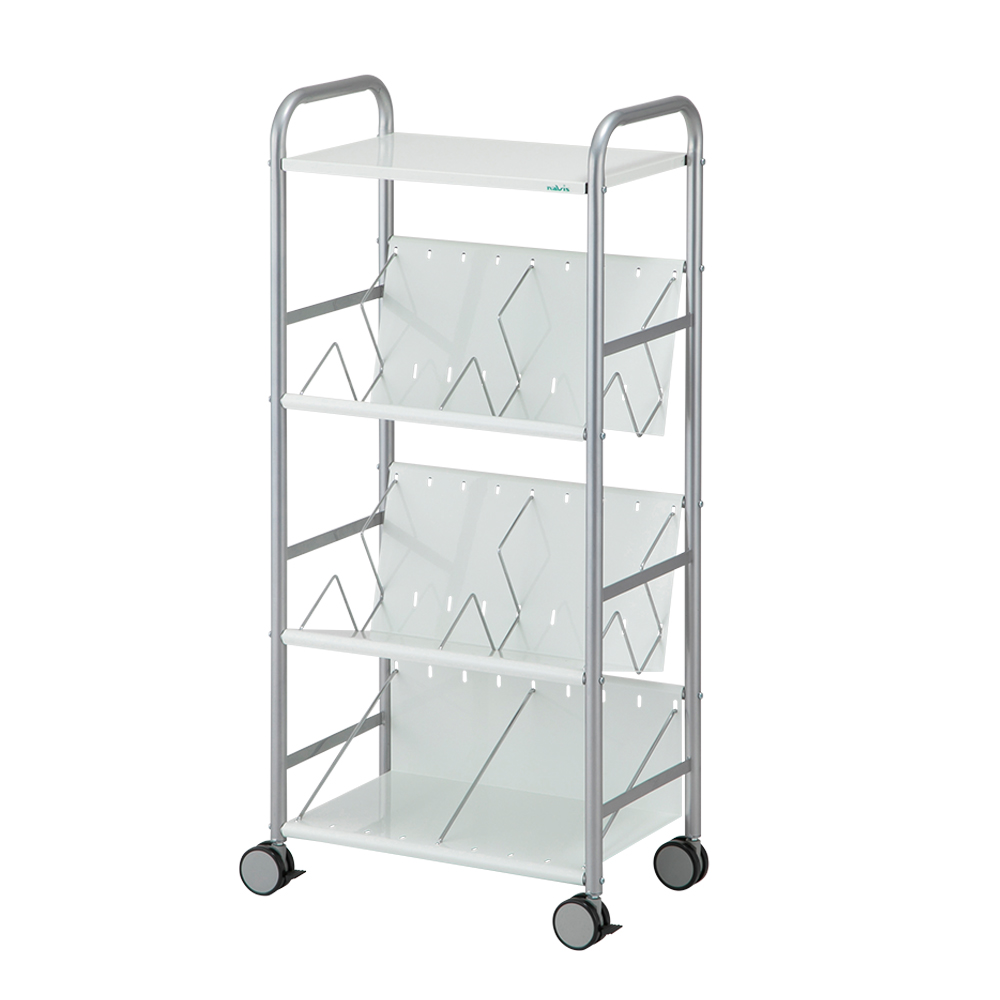 筆記台付カルテワゴン　3段タイプ　575×420×1220mm