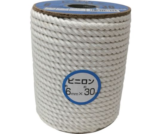 ビニロンロープボビン巻　6φ×30m
