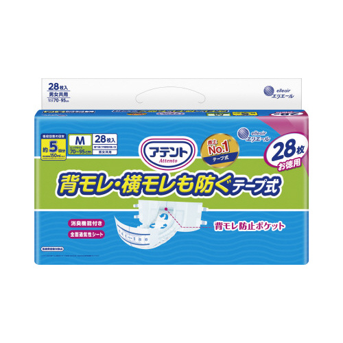アテント　消臭効果付き　テープ式　Ｍ　２８枚入画像