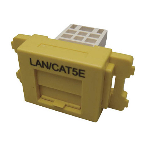 ｶﾃｺﾞﾘ5EJISﾌﾟﾚｰﾄ用ｼﾞｬｯｸｷｯﾄ 黄 1個画像